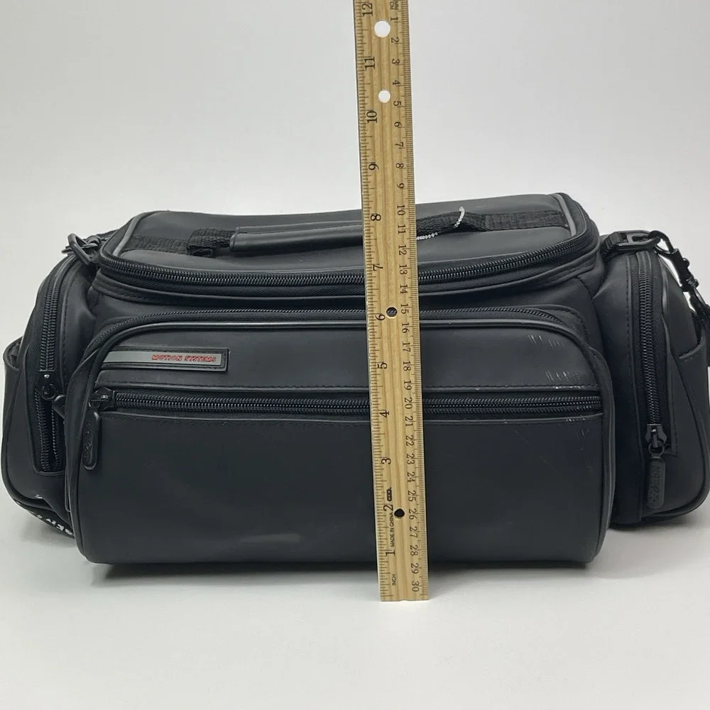 Motion Systems Camera Camcorder Faux Leather Carrying Case Bag Padded Pockets